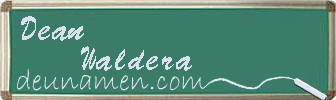 Dean Waldera Visitenkarte